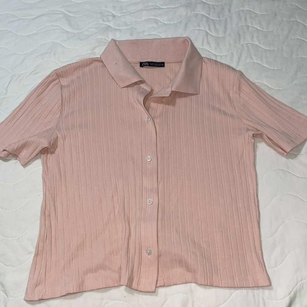 Zara Button Top